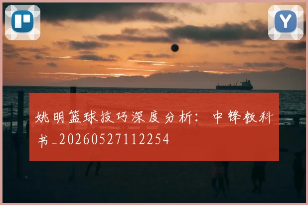 姚明篮球技巧深度分析：中锋教科书_20260527112254